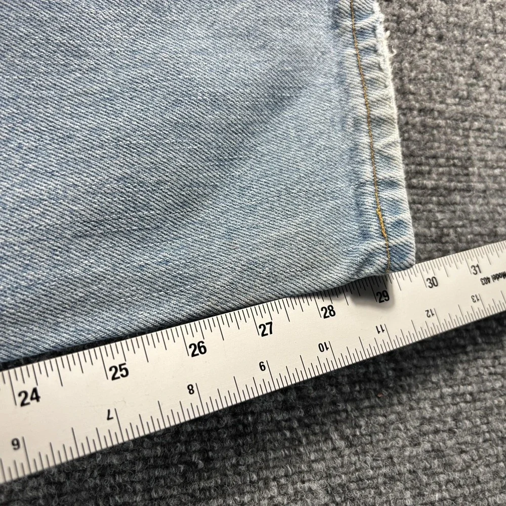 Levis 550‎ Jeans Mens 38x29 Blue Light Wash Relaxed Tapered Denim Pants
